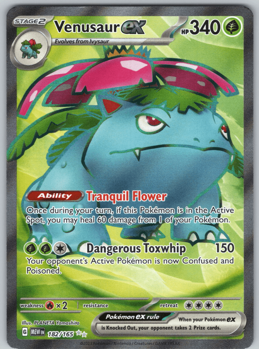 Venusaur ex 182 - QuickTCG LLC