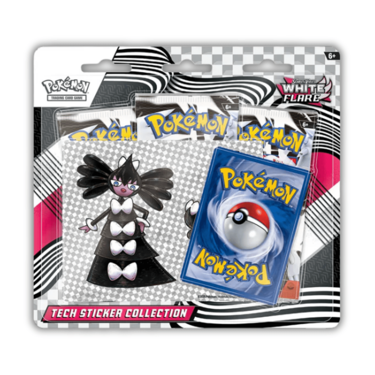 Tech Sticker Collection Display Case White Flare: Tech Sticker Collection – QuickTCG LLC