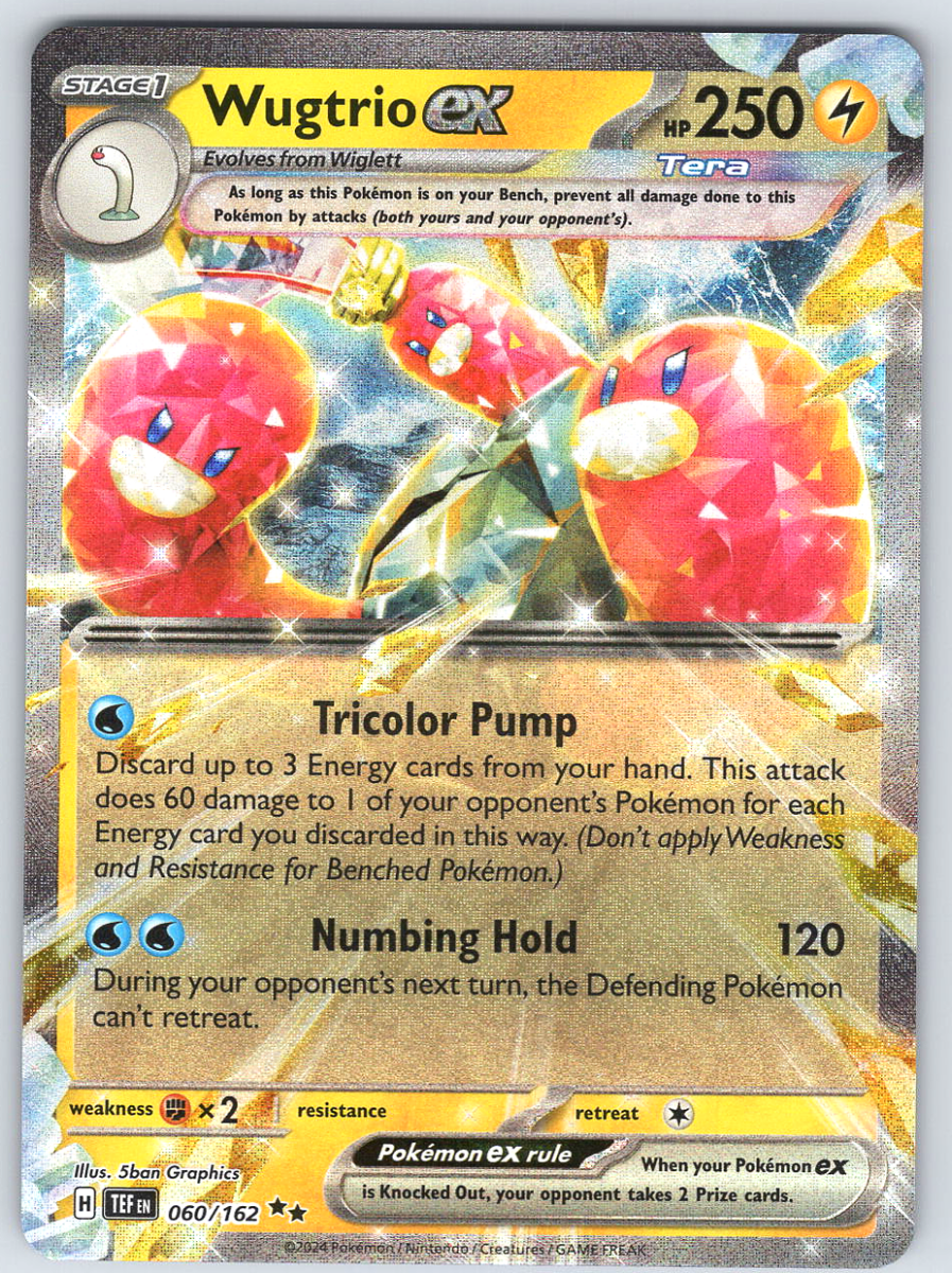 Wugtrio ex 060/162 - QuickTCG LLC